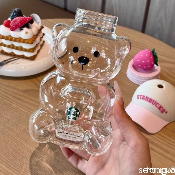 2026 Starbucks Bearista Bear Cup Tumblers Strawberry Topper Baseball Cap